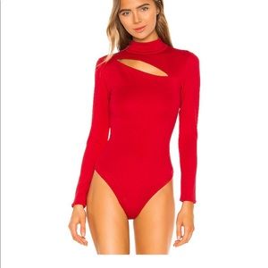 Brady Bodysuit in Red